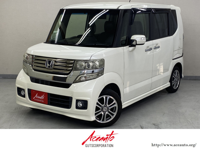 N-BOXカスタム G Lパッケージ 両側パワスラ 純正ナビ Bluetoot