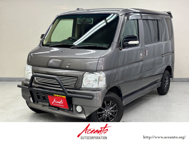 バモスL 4WDワンオフ電動格納ミラー ガードバー