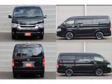 在庫新車で作製の場合 リップスポイラー/AW・タイヤセットを選べます!!(当社指定内より※指定外でも追加費用で可) チョィスで自分好みのハイエースへ!