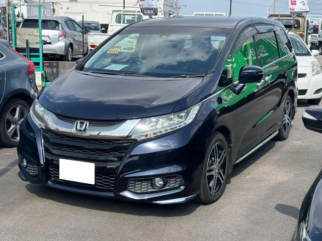 オデッセイ 2.4 アブソルート ナビ TV ETC ハーフレザーシート