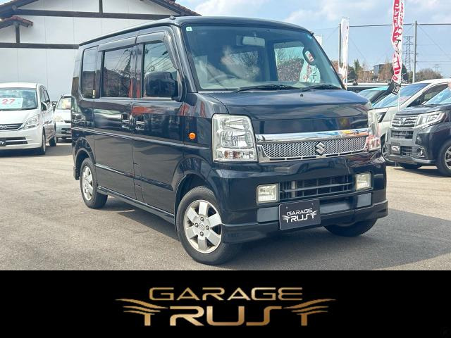 エブリイワゴンPZターボターボ車 片側電動 純正ナビ ETC