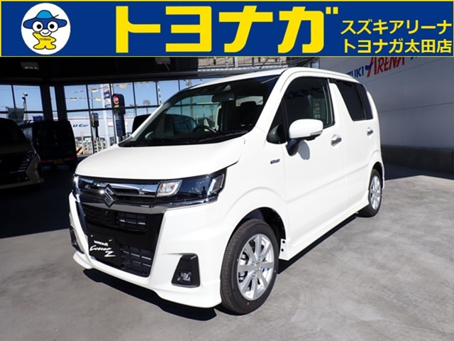 ワゴンR白 スズキ ワゴンRカスタムZ カスタムZ HYBRID ZX 4型の中古