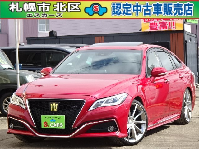 クラウン ハイブリッド 2.5 RS アドバンス Four 4WD 保証2年/走行距離無制限 ローダウン