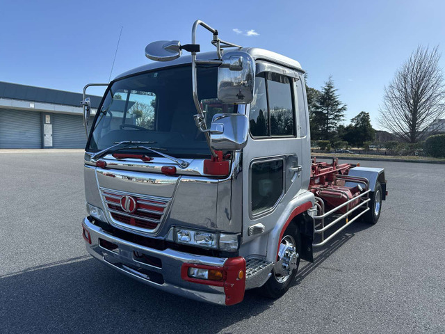 日産ディーゼル コンドル アームロール 新明和 脱着装置付コンテナ専用