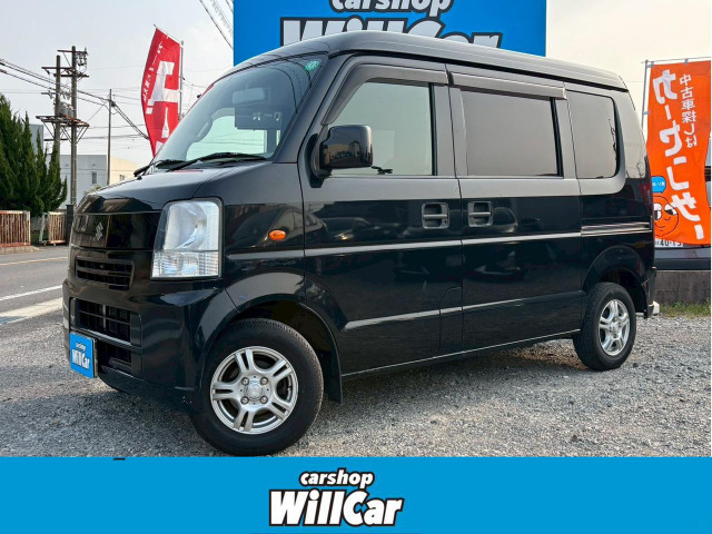 エブリイ ジョイン ターボ ハイルーフ 4WD 禁煙 社外ナビ ETC シートカバー付き