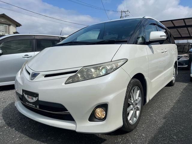 エスティマ 2.4 アエラス 1オーナー車 後席モニター オートクルーズ ナビTV 整備記録簿