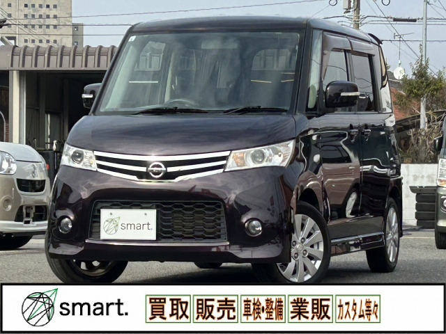 ルークス ハイウェイスター パワースライドドア/純正ナビ/社外アルミ