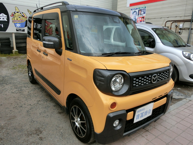 フレアワゴンタフスタイル ハイブリッド XS車検満タン付!ナビ!両側電動ドア!