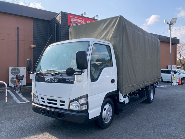 エルフ  2t積・幌・ロング・全低床・MT5
