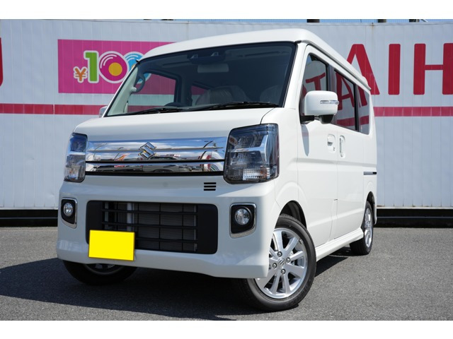 エブリイワゴンPZターボ ハイルーフ届出済未使用車 左側パワースライドドア