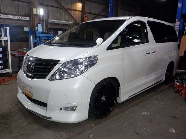 アルファード 3.5 350G 4WD 本州仕入 モデリスタエアロ 車高調