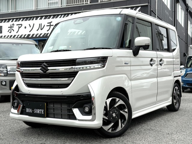 スペーシアカスタム ハイブリッド(HYBRID)  XSターボ 9インチナビ 全方位カメラ ETC