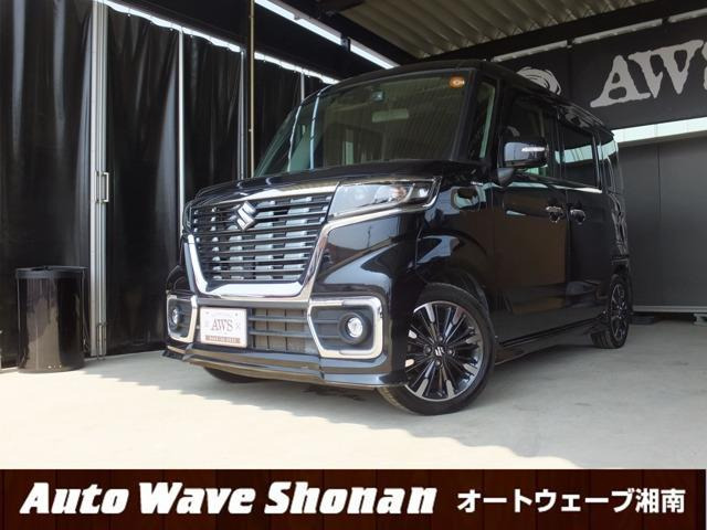 スペーシアカスタム ハイブリッド(HYBRID)  XSターボ 純正8インチナビ フルセグ 衝突...