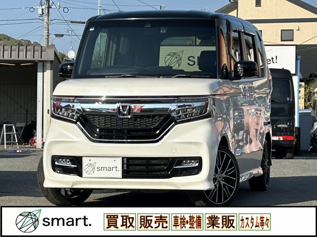 N-BOXカスタム G L ターボ ホンダセンシング 両側パワースライドドア/純正ナビ/ドラレ