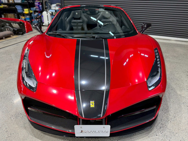 フェラーリ 488スパイダー F1 DCT フルラッピング/パワークラフト の