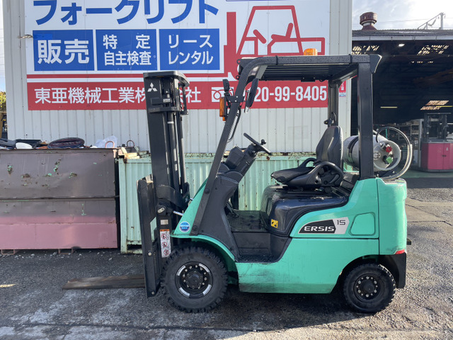 三菱ロジスネクスト エンジンフォークリフト FGE15P-TP 1レバー