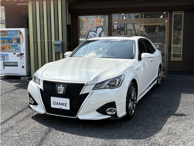 クラウンアスリート ハイブリッド 2.5 S Jフロンティア サンルーフ 純正マルチ 後期...