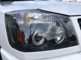 社外LEDヘッドライトも曇り等もなく綺麗です。
