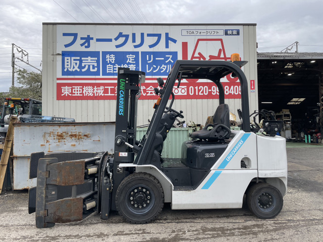 三菱ロジスネクスト エンジンフォークリフト FHGE25T5 ペーパーロールクランプ