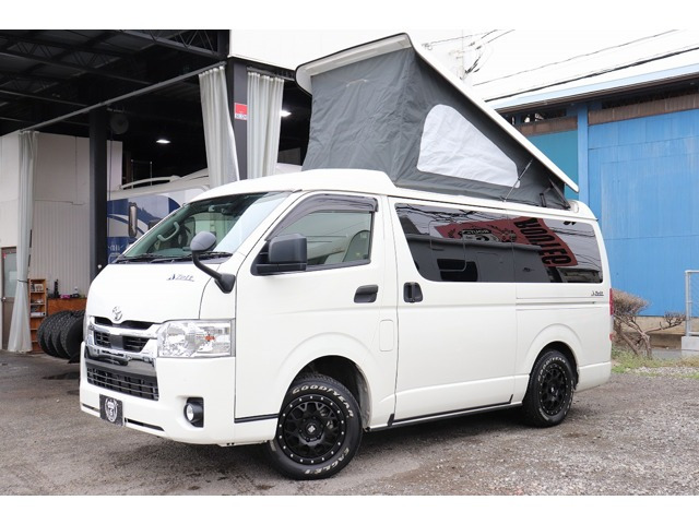 ハイエースバン キャンピング 東和モータース ツェルト ポップアップ