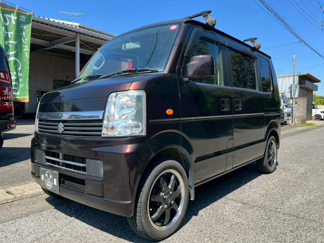 エブリイワゴン JP ルーフキャリア 外ナビ 外アルミ ETC