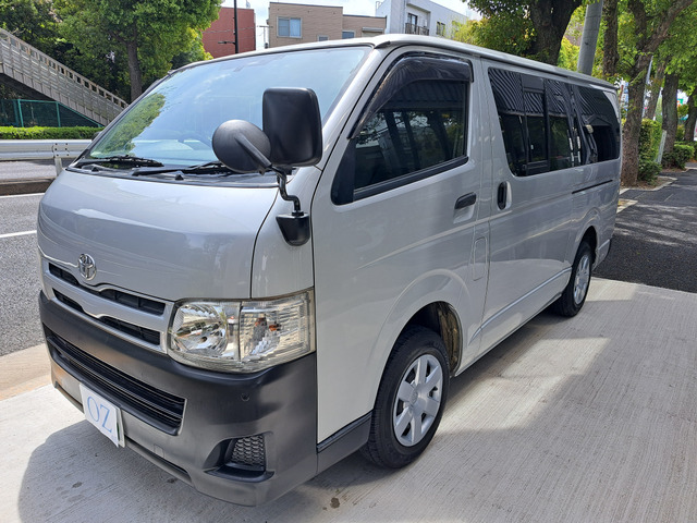 ハイエースバン2.0 DX ロング ジャストローナビTVETC 前後ドライブレコーダー