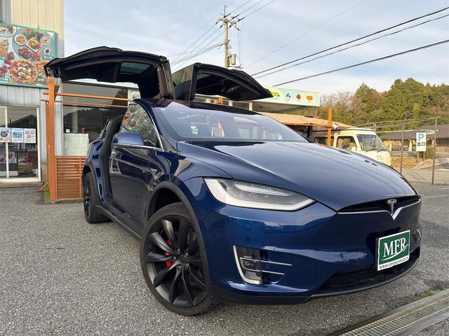 モデルX P100D 4WD 1オーナー 100KWHバッテリー新品交換済み 満充電550キロ