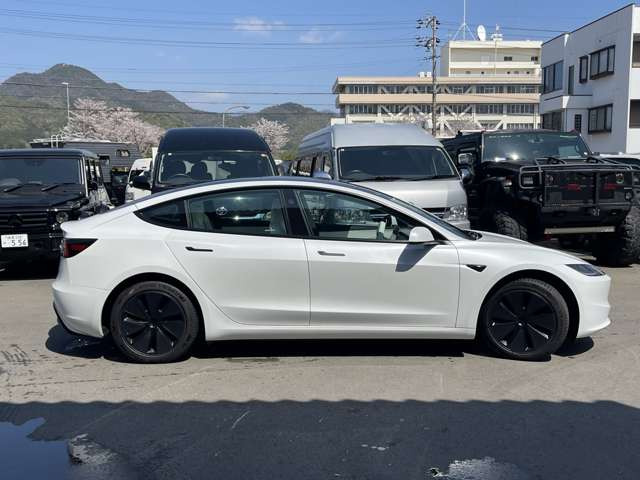 テスラ モデル3 RWD ヨークハンドル/白革/純正ナビ の中古車詳細