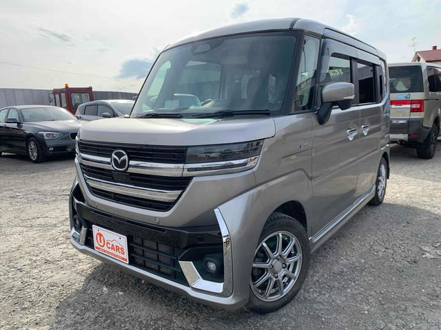 フレアワゴンカスタムスタイル XT 4WDETC 全周囲カメラ両側電動スライドドア