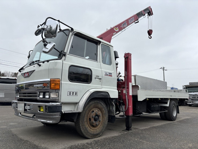 レンジャー クレーン 積載 ハイジャッキ クレーン3段