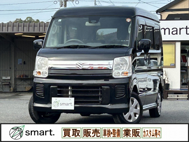 エブリイワゴン JPターボ ハイルーフ 社外ナビ/衝突軽減/ハイルーフ/ターボ