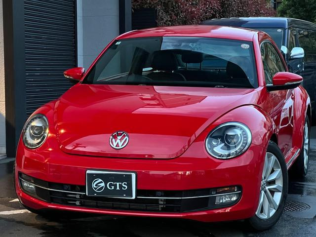 ザ・ビートル デザイン 純正ナビTV 黒革シート シートヒーター