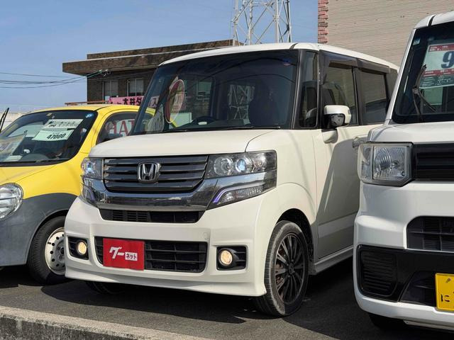 N-BOXカスタム G ターボ SSパッケージ バックカメラ 両側電動スライドドア ナビ