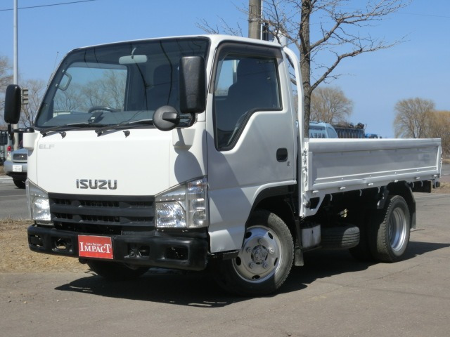 エルフ 3.0 フルフラットロー ディーゼル 4WD 1.5t 平ボデー 全低床 AT本州仕入