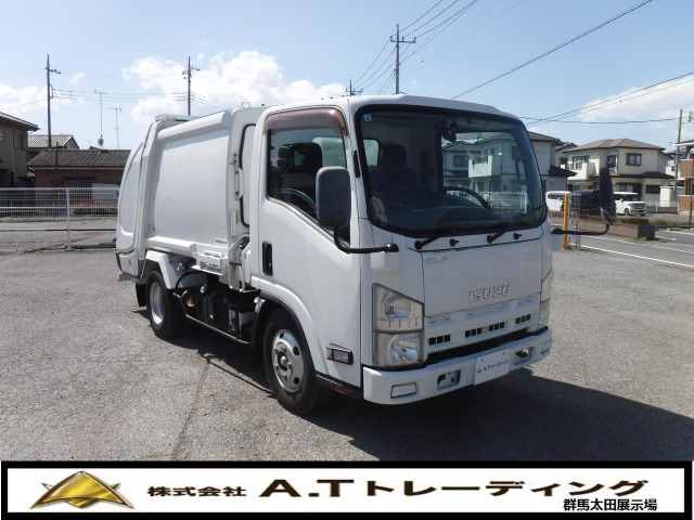 エルフ 塵芥車 新明和プレスタウンパック連続SBモニター