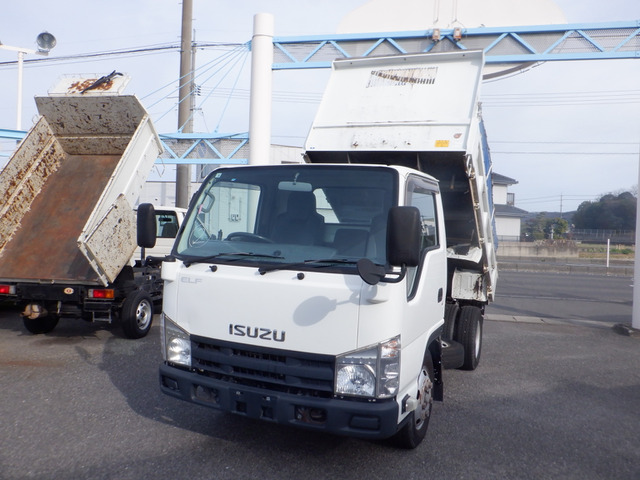 エルフ  全低床3tダンプ 6MT 3ペダル
