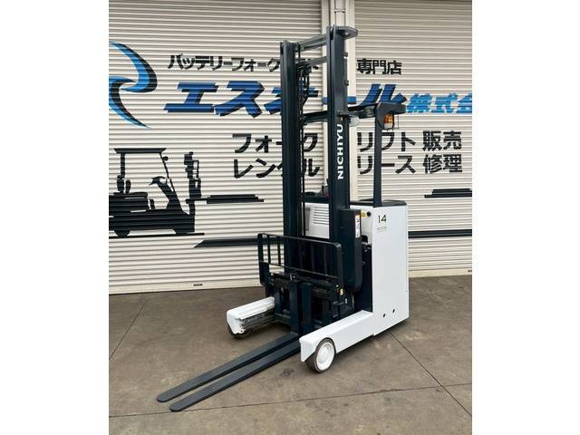 ニチユ バッテリーフォークリフト 4.5M1.4tハイマストサイドシフト
