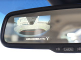 ルームミラーにアラウンドビューモニターの映し出しも可能です♪(写真フロントノーズビューカメラ)