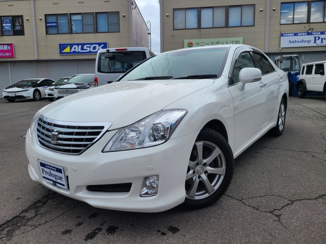 クラウン 3.0 ロイヤルサルーン i-Four 4WD エンジンスターター 寒冷地 カーナビ