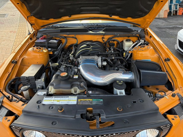 フォード マスタングコンバーチブル V8 GT グラバーオレンジ ETC 社外