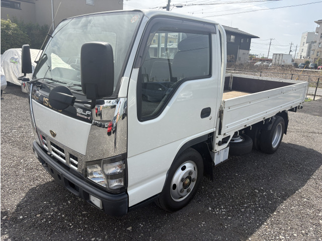 エルフ  ワンオーナー 3方開平ボディー