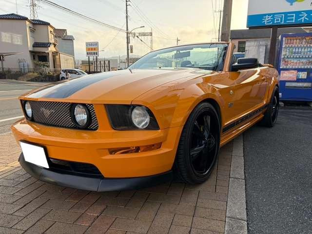 フォード マスタングコンバーチブル V8 GT グラバーオレンジ ETC 社外