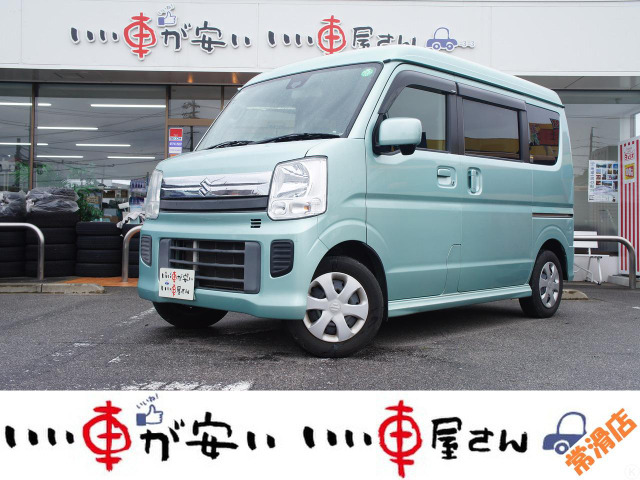 エブリイワゴン JPターボ ハイルーフ ☆禁煙☆ナビ☆衝突軽減ブレ☆ETC☆BT