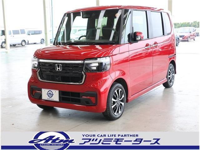 N-BOXカスタム コーディネートスタイル モノトーン SENSING・両側Pドア・8型ナビ