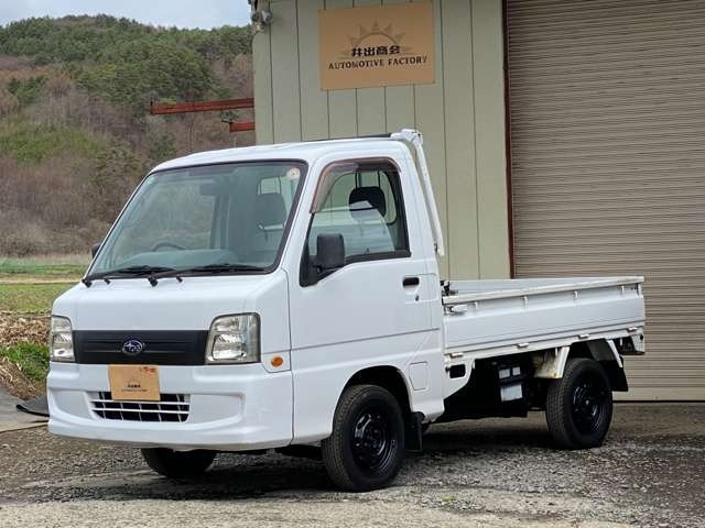サンバートラック　4wd エアコン　パワステ、検査1年付き スバル サンバートラック TB 4WD エアコン パワステの中古車