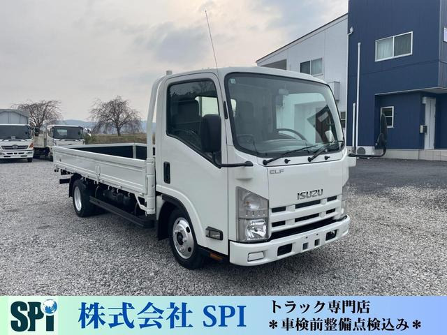 エルフ  2t 平ボディロング5速マニュアル全低床