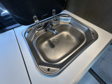 シンクは蓋付きなので衛生面も安心!