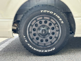 ナイトロパワーアルミホイール 2024年製 215/65R16C オープンカントリー 7部山位
