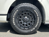 ナイトロパワーアルミホイール 2024年製 215/65R16C オープンカントリー 7部山位