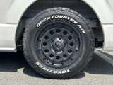 ナイトロパワーアルミホイール 2024年製 215/65R16C オープンカントリー 7部山位